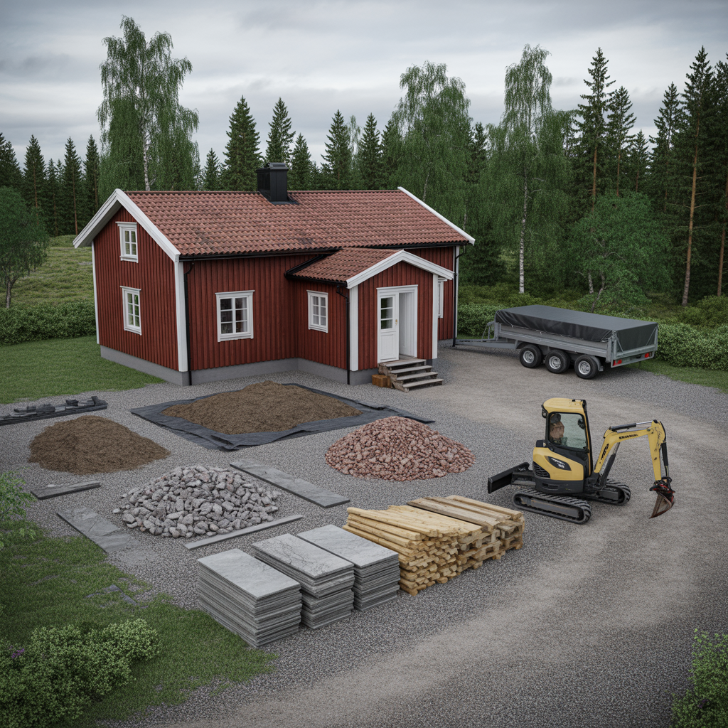 schaktmassor pa tomten hantering aterbruk och kostnader