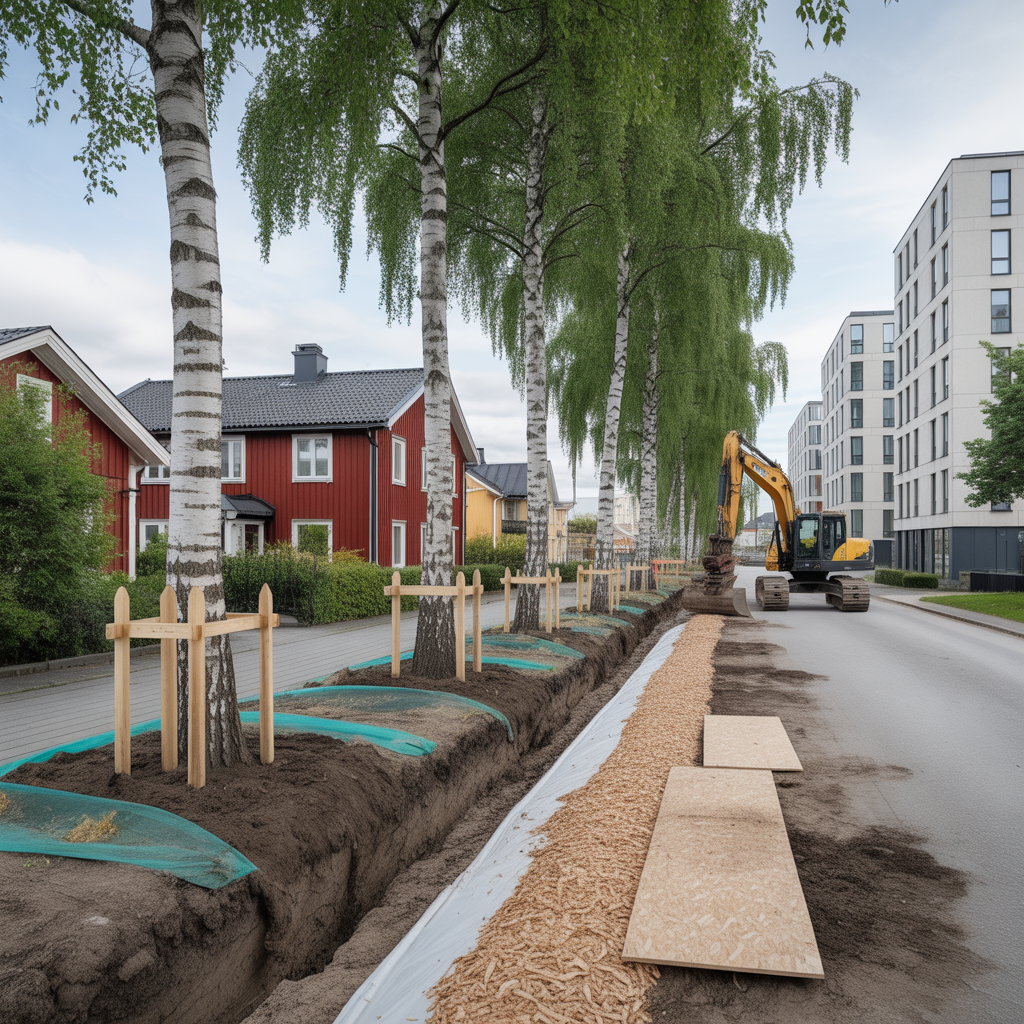 skydd av trad vid markarbeten checklista for rotzon