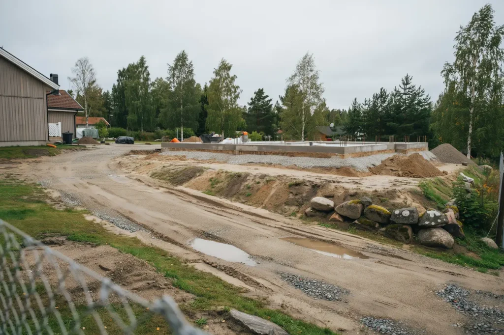 s v ljer du r tt jord och fyllnadsmassor f r en stabil tomt och h llbar tr dg rd
